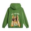 Li-Ning Men's BADFIVE Series Graphic Hooded Sweatshirt Green AWDUA21-2