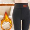 Women Solid Warm Winter Tight Thick Velvet Wool Cashmere Pants Trousers Leggings
