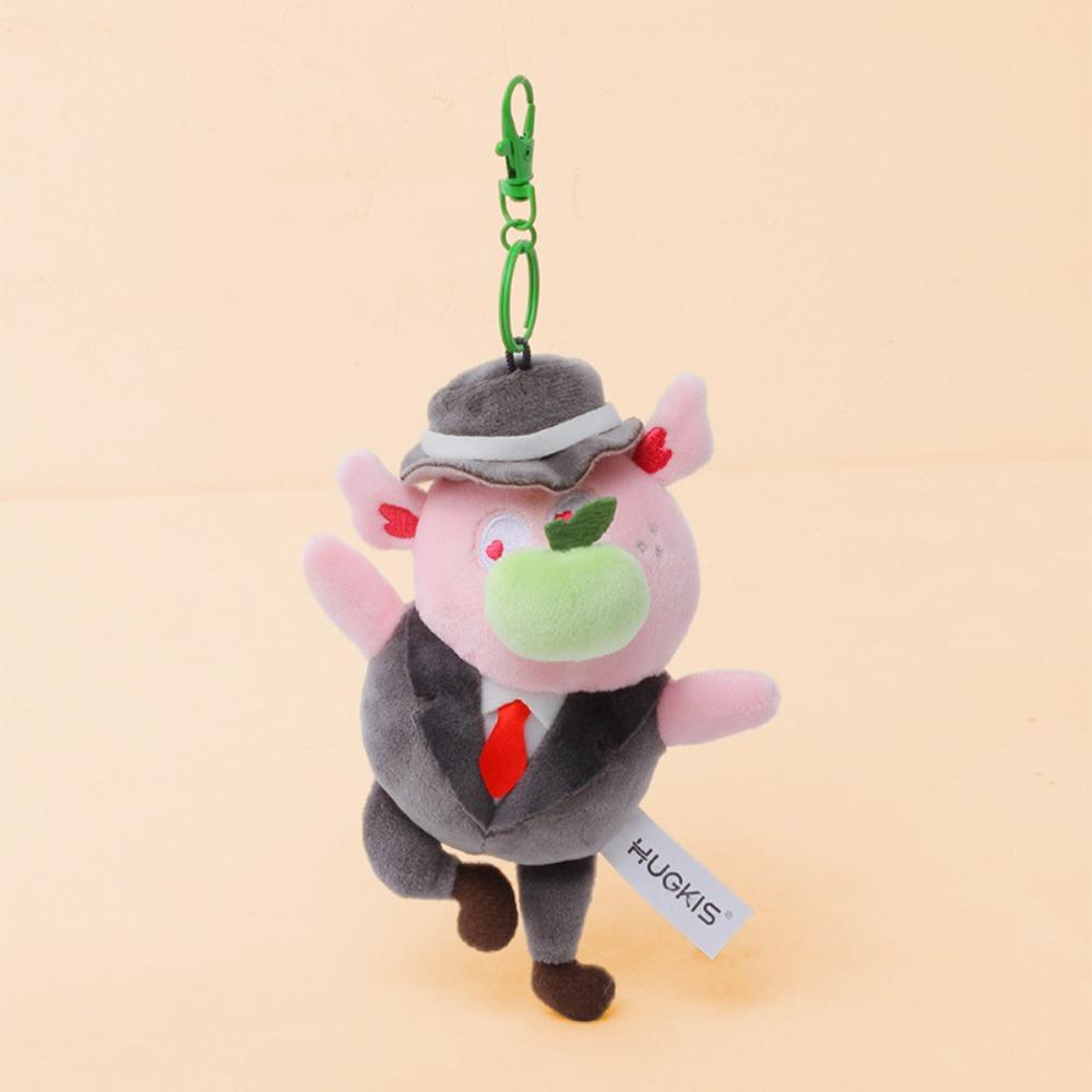 10CM Size Pig Plush Keyring Soft Plush Cartoon Pig Doll Pendant  Birthday Party