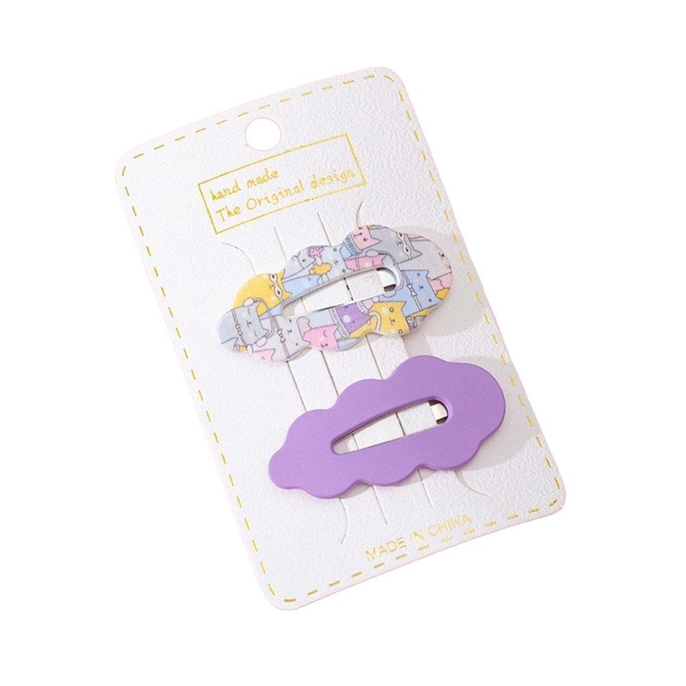 Flower Clouds Hair Clips Candy Color Child Hairgrips Fashion Hair Accessories  for Women Girls