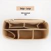 Custom Felt Cosmetic Bag Storage Organizer with Divider