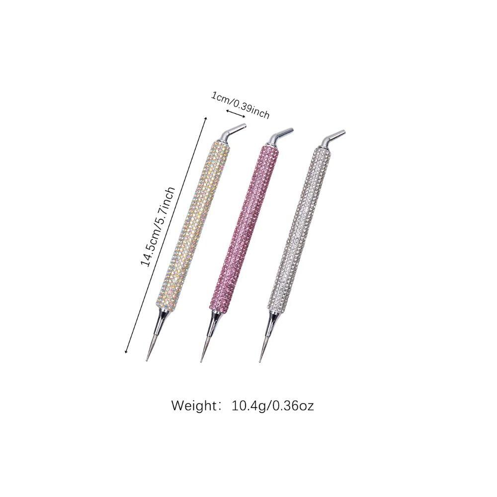 Dual-ended Nail Art Dotting Tool DIY Manicure Nail Decoration Tool For Nail Charms Gems