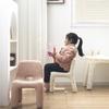 Charming Nordic Children's Chair with Backrest - Kids' Early Education Stool
