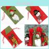 Creative Christmas Gift Bags Featuring Adorable Cartoon Santa And Snowman Designs For Holiday Cheer