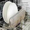 Stainless Steel Mesh Cutlery Basket for Dishwasher: Compact Storage & Cleaning for Spoons and Chopsticks