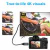 Twozoh Micro HDMI to HDMI Cable 3M (HDMI Micro Type D Male - HDMI Type A Male) 3D 4K 1080P @60Hz High Speed ??Micro HDMI HDMI Cable Compatible with Go