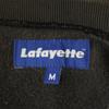 Lafayette Logo Embroidery Long Sleeve Sweat Trainer M Gray Back Brushed Men's Used