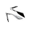 For Nissan Qashqai J12   Car Accessories ABS Chrome Front Fog Light Lamp Cover Trim Molding Bezel Garnish