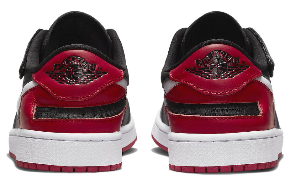 Jordan 1 Low FlyEase Black White Gym Red DM1206-066
