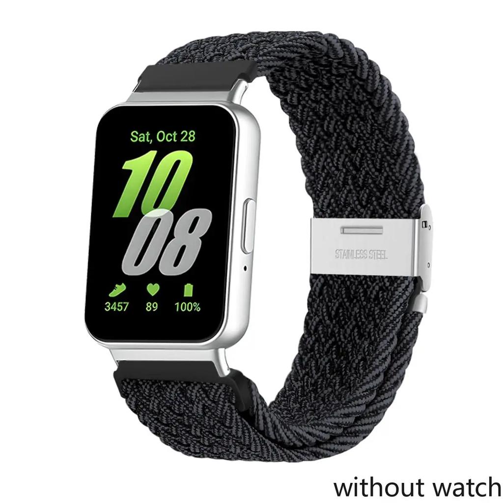 Braided Bands for Samsung Galaxy Fit 3 Sports Strap Adjustable Replacement Correa Nylon Bracelet for Samsung Galaxy Fit3 Band