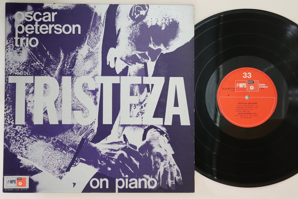 LP Record OSCAR PETERSON TRIO - Tristeza On Piano ULS1577P MPS Japan Jazz Used