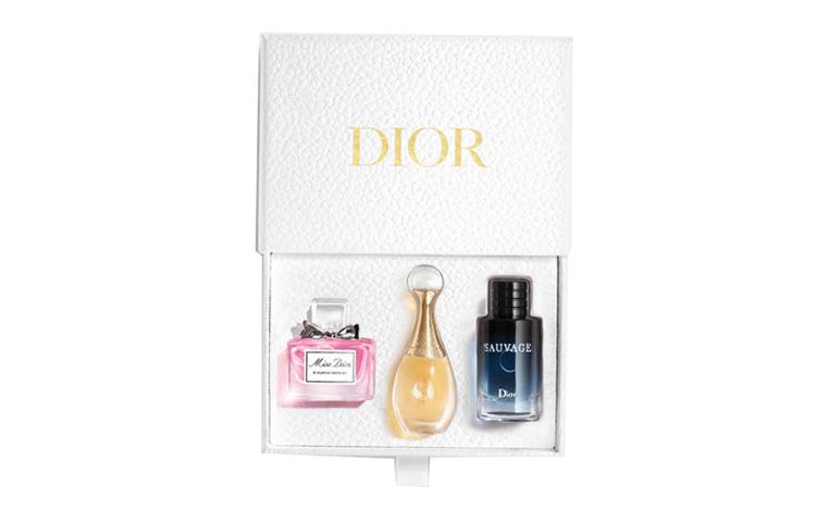 DIOR Мини-набор классических парфюмерных пробников Кураторский набор Набор из трех предметов Туалетная вода EDP Туалетная вода Perfume Mini Fragrance Deluxe Box