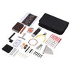 72 Pcs Guitar Repair Tool Kit with Strings Picks Storage Case String Guard Pen Bridge Pins Nut Files Hex Wrenches for
