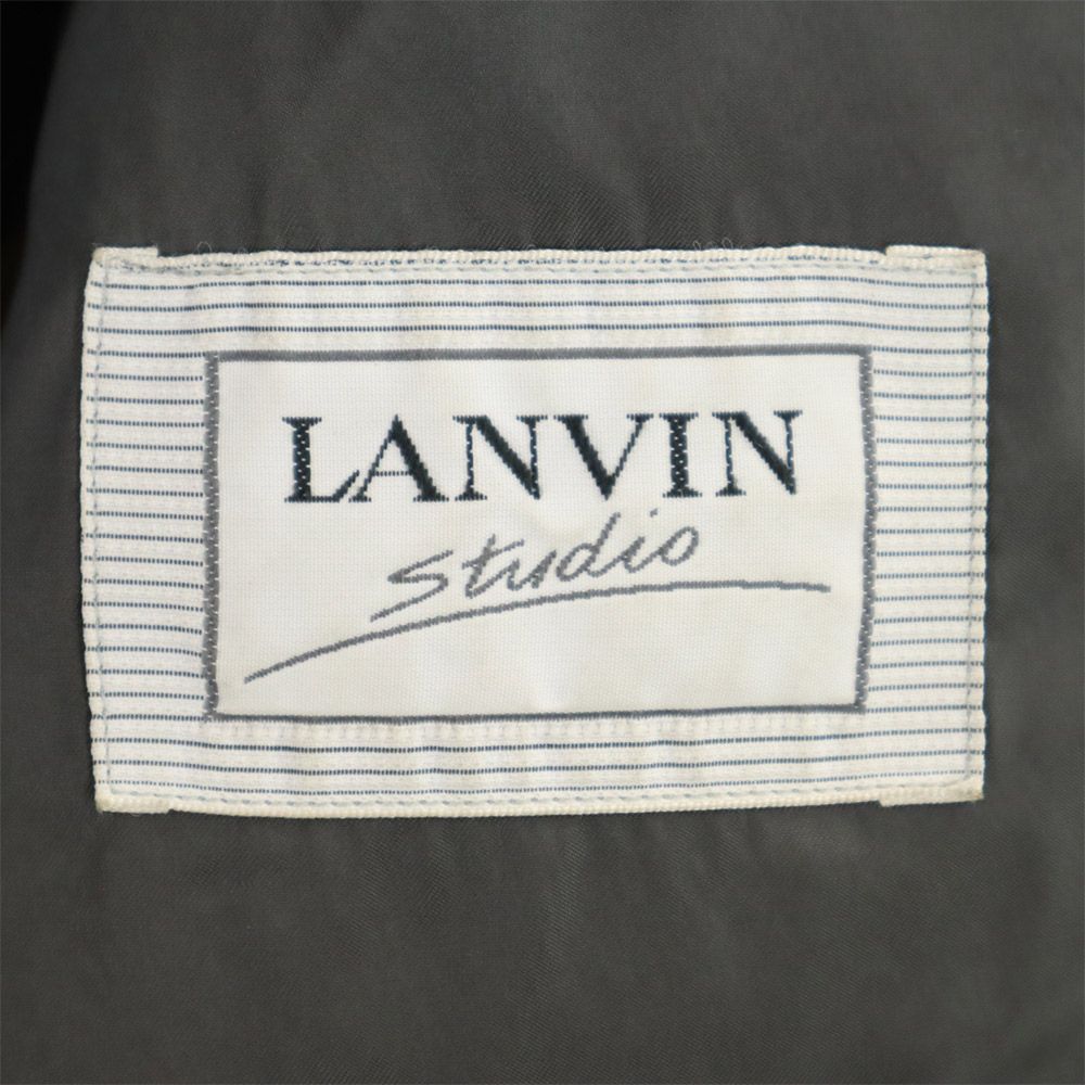 LANVIN wool Striped Pattern double suit Setup M48-35/M48-35-85 Studio Men's Used