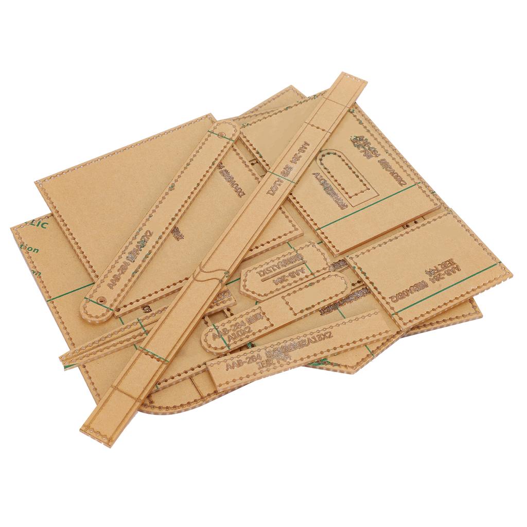 Transparent Acrylic Template Leather Craft Pattern DIY Mold for Handbag Single‑Shoulder Bag