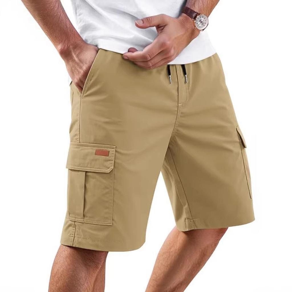Men's Casual Drawstring Shorts -  Color - Loose Fit - Outdoor Casual Five-pocket Pants