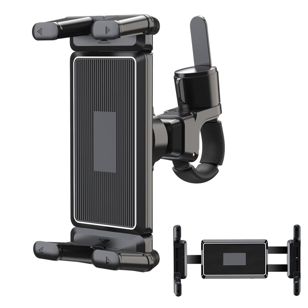 Heavy Duty Truck Phone Mount Vibration Proof with Super Clamp Secure Holder for Excavator Forklift Dashboard, Anti-Shake