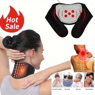 Comfort Neck Support Pad for Pain Relief -1pc, Canvas Material, Ideal for Home & Office Muscle Relaxation - No Batteries Required