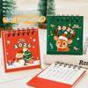 Cute Christmas 2026 Desk Calendar Cartoon Portable Schedule Planner Coil Binding Daily Planner Office School Supplies