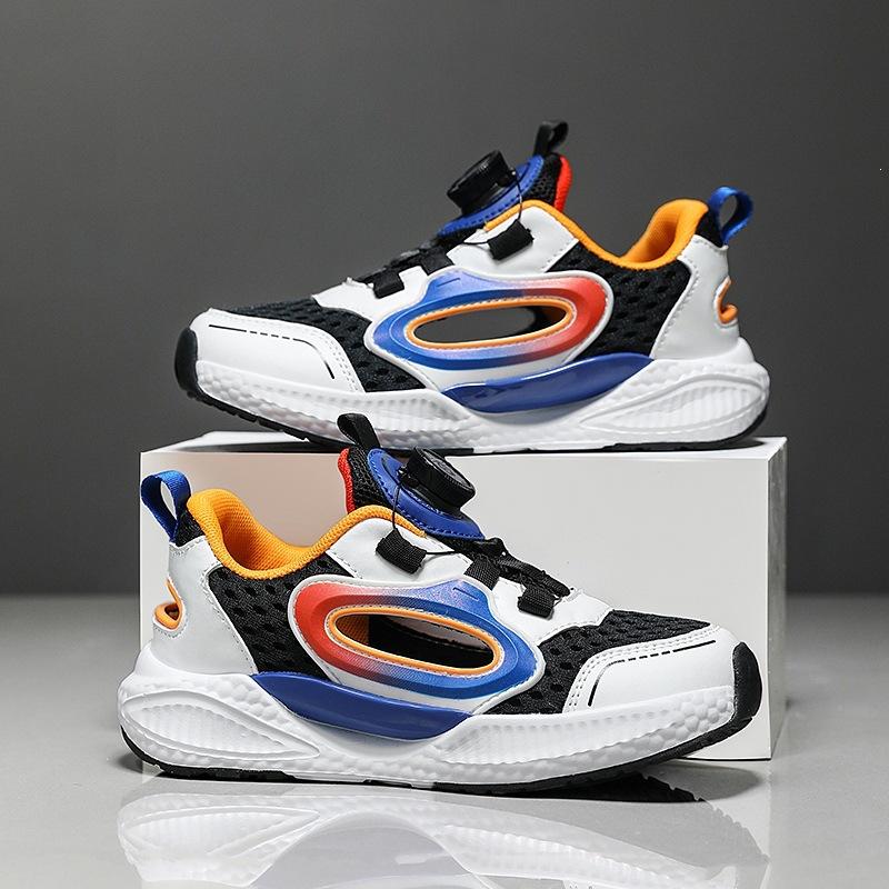New Summer Styles of Children's Athletic Shoes: Breathable, Open-toe Sneakers for Boys, Suitable for Running