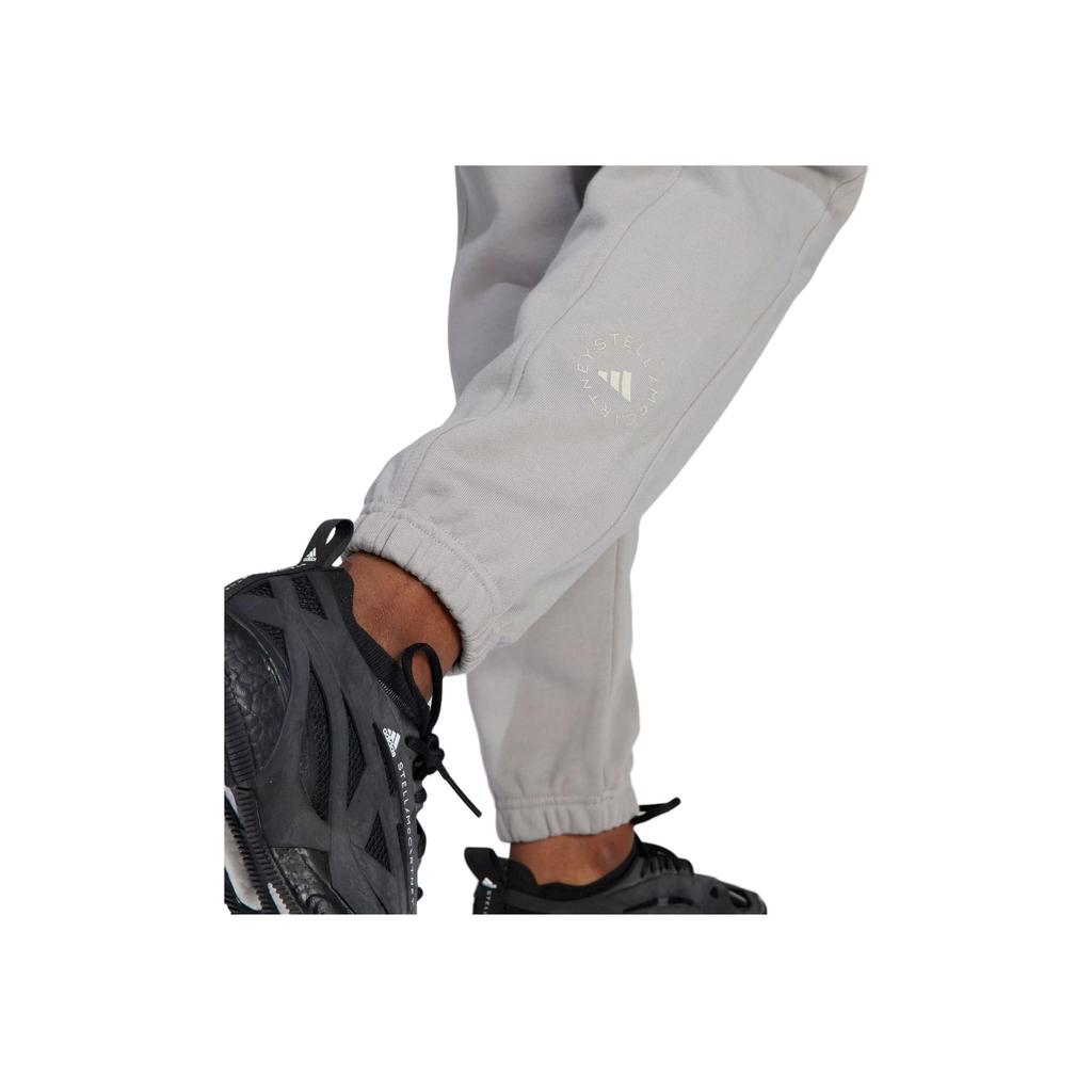 Adidas Regular Sweat Pants With Solid Color Drawstring Knit Sports Women Bottoms Dove-Grey IB6862