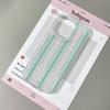 Matte Comfortable Texture Phone Case For IPhone 17 Air 16 15 14 Plus 13 12 11 Pro Max Shockproof Stripe Minimalist Cover