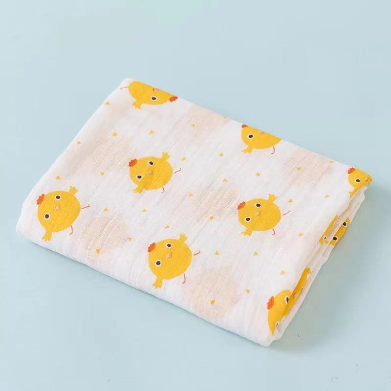 Baby Bath Towel Kids Bathrobe Child Blanket Wrap for Newborn Infant Toddler Boys Girls Gauze Cotton 110*110cm