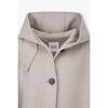 Studio Tomboy Handmade Wool Blend Hoodie Half Coat 9176411981