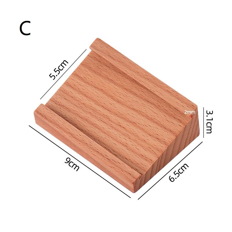 70X40Mm Wood Price Label Tags Table Number Name Card Menu Holder Acrylic Sign Display Stand