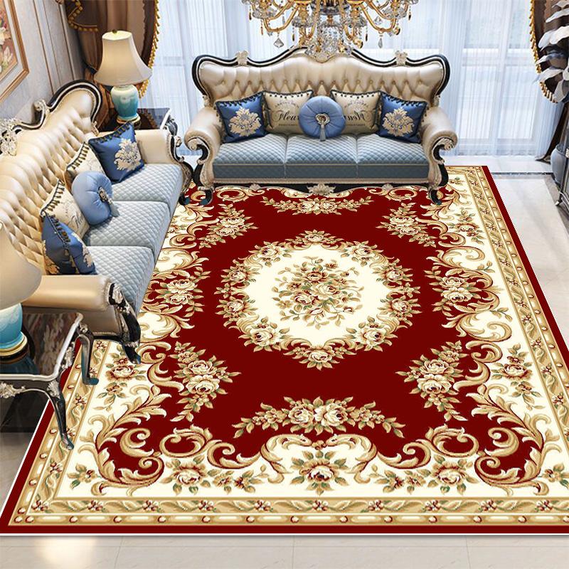 Nordic Light Luxury Living Room Rugs Home Bedroom Rugs Large Size Non Slip Children's Carpet Washable Sofa Coffee Table Mat