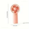 Cute Mini Fan Portable Handheld Fan Lightweight Handy Fan Pocket Low Noise Small Electric Fan for Student Gift Outdoor Fan 2025