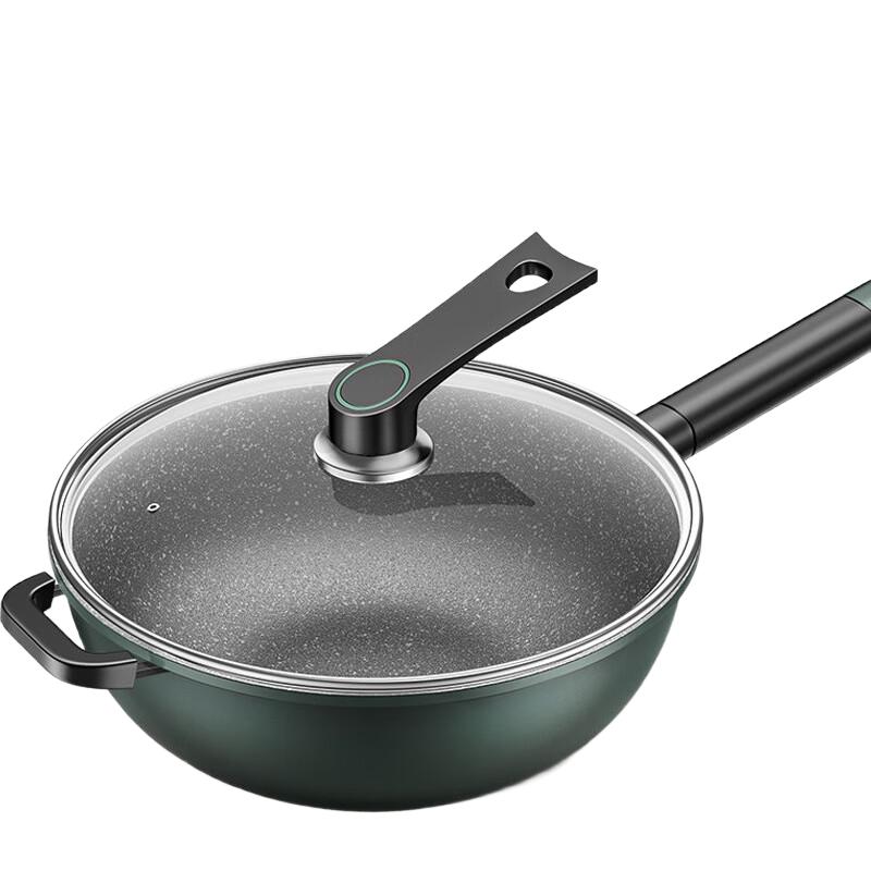 Brangdy Thickened Cast Iron Wok