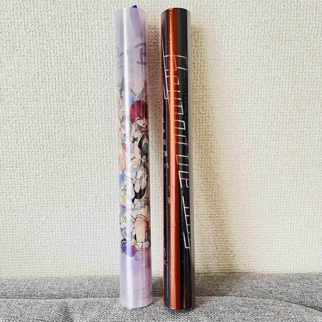 

[USED] Hololive Clear Poster Set of 2 DVD Bonus Items