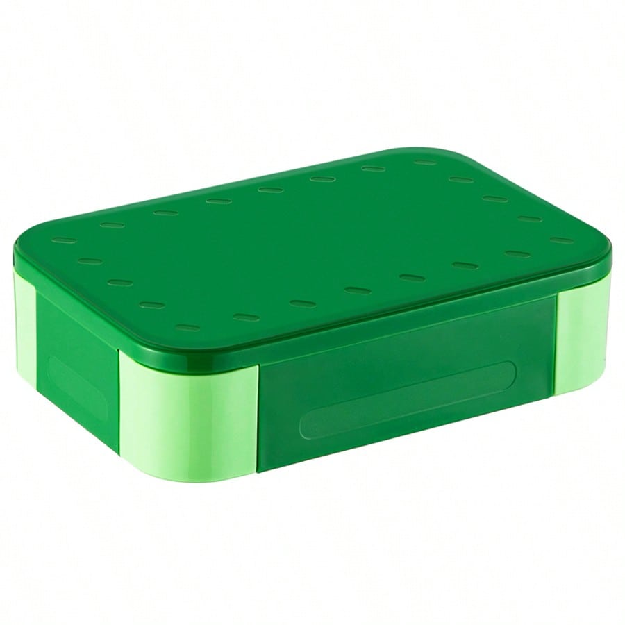 Compartment Bento Lunch Box, Leak-Proof, Microwave/Dishwasher Safe Green