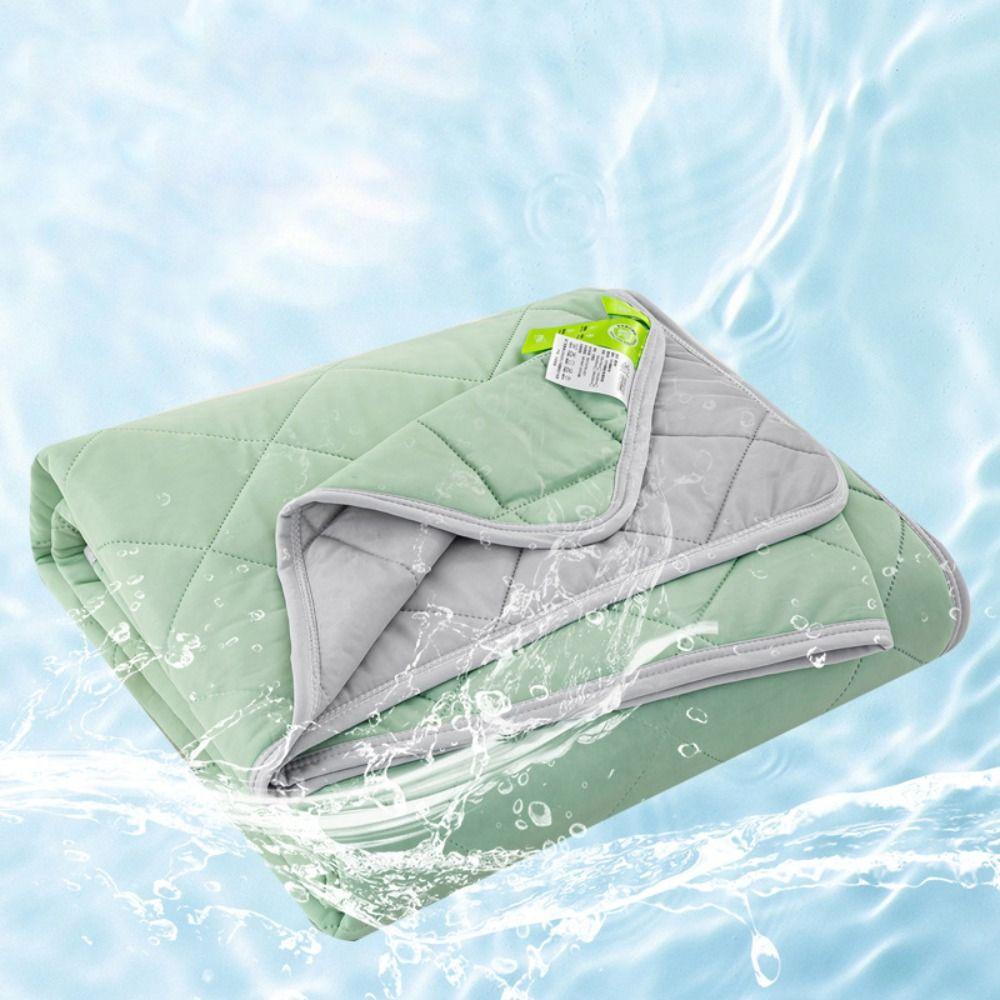 Double Sided Cooling Blanket Cold Effect Skin-Friendly Conditioning Quilt Solid Color Breathable Cooler Quilt Spring Summer