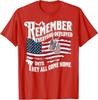 We Wear Red Friday Military Support Our Troops Deployment T-Shirt