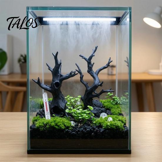 Artificial Dead Tree for Reptiles 2Pcs 3D Printed Jumping Spider Tree, Hiding Cave, Hermit Crab Climbing Decor Biodegradable Pla Tank Reptile Habitat