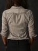 Camicia Retro a Manica Lunga Donna 2025 con Taschino e Design a Revers