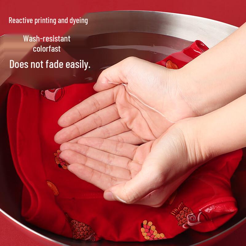 Men's Red Lucky Briefs - Antibacterial Breathable 3-Pack