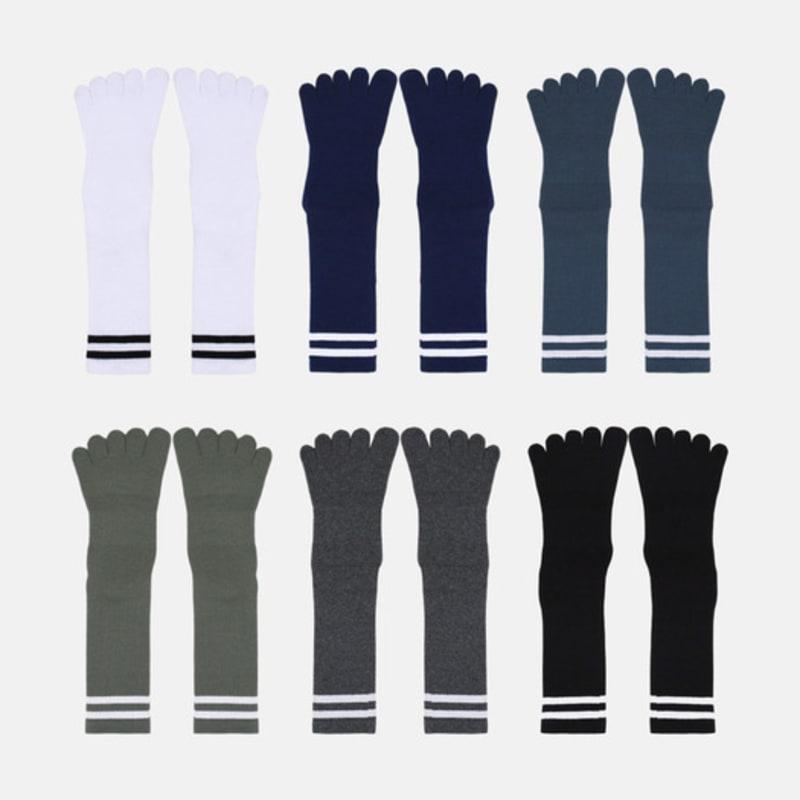 REXY Origin Double-Sided Non-Slip Crew Toe Socks