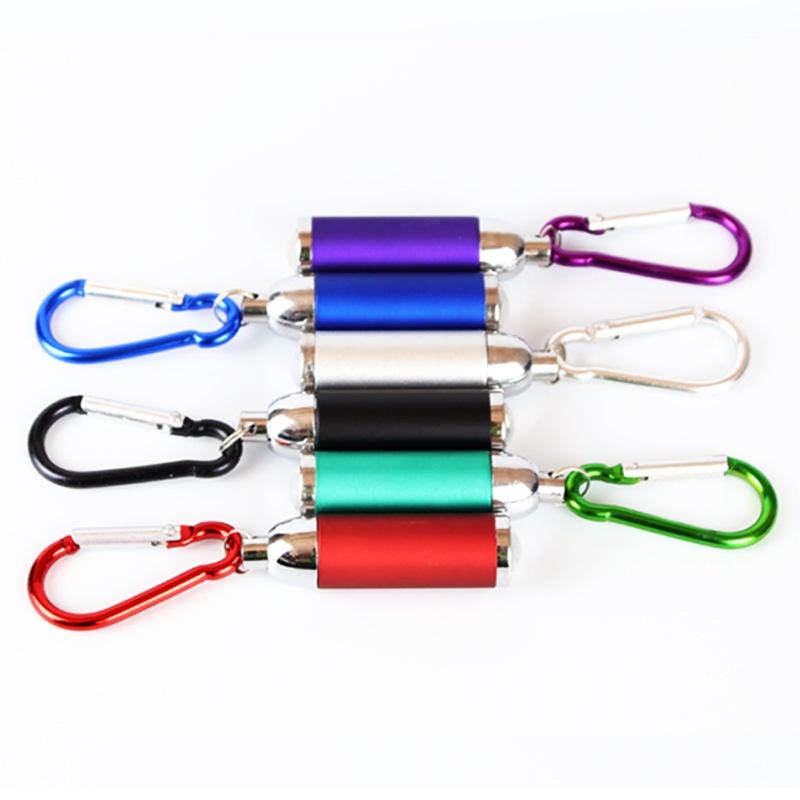 1Pcs Multi-Function Keychain Lamp Led Mini Flashlight Telescopic Strong Light Waterproof Camping Torch For Outdoor Hiking