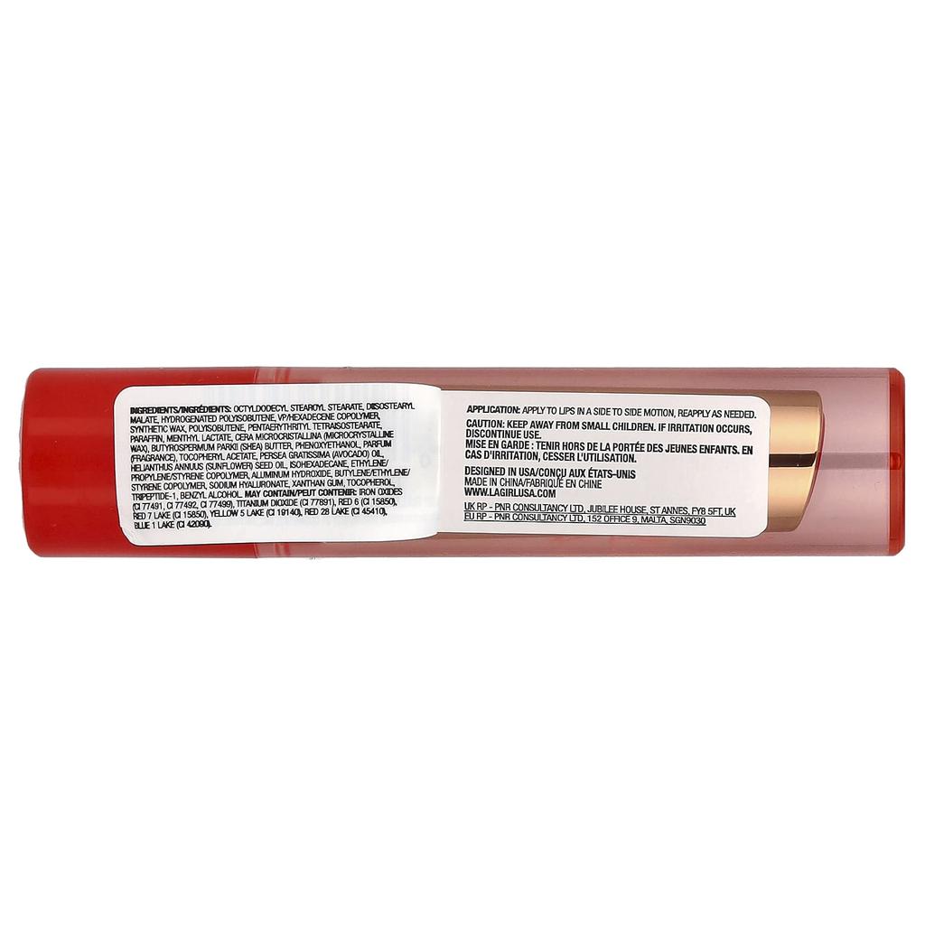 L.A. Girl Sheer Tint Lip Balm, GLC604 Sheer Peach, 2g (0.07oz)