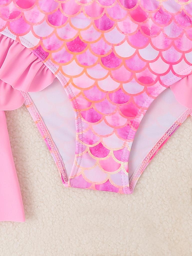 1 Set Bikini per Bambine Costume da Bagno a Tre Pezzi Costume da Bagno Bikini per Bambine Costume da Bagno per Neonate