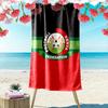Football Kenya Print Beach Towel, Large Soft Quick Dry Towel for Beach Camping Swimming