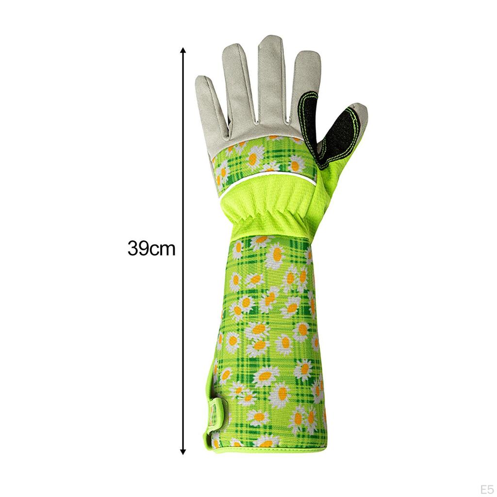 2 Pack Long Sleeve Gardening Gloves for Outdoor Work And Landscaping