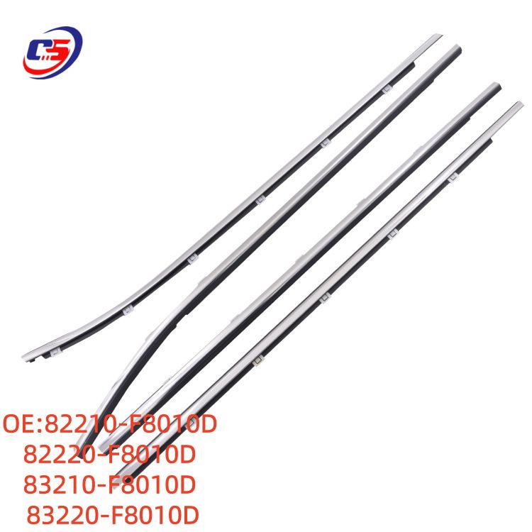 

Hyundai Tucson 2015-2018 Sound Insulation Window Seal Outer Press Strip, Electroplated 83220-F8010D 82210-F8010D 82220-F8010D 83210-F8010D 83220-F8010