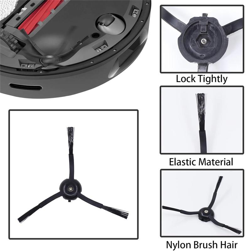 LITE-Replacement Parts For Roborock Q Revo Vacuum Cleaner Accessory Set Including Main Side Brush Hepa Filter Mop Cloth Dust Bag
