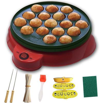 Compact Electric Octopus Ball Grill: Multi-Function, Fully Automatic Heating Plate for Octopus Balls
