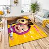 Russian animation Masha and the Bear Fairy Tale Cartoon Carpet Soft Home Living Room Bedroom Door Mat Outdoor Picnic Ground Mat rug T6