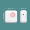 Wirelessly BT BT Sticker Printer Built-in 1200mAh Battery Mini Pocket Printer BT Thermal Label Printer for Journal Photos Notes